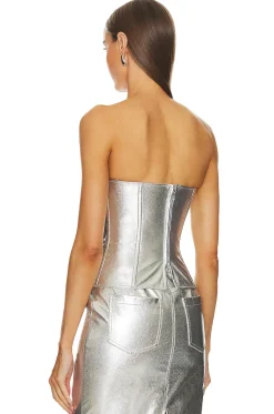 Monique Faux Leather Corset