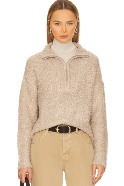 Annika Half Zip Sweater