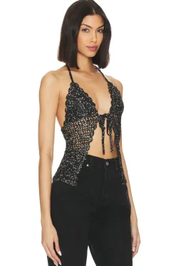 Arian Halter Tie Top