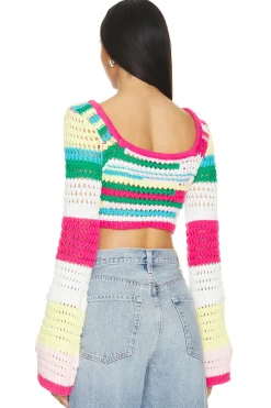 Aven Long Sleeve Crop Top