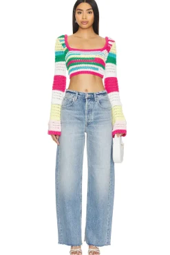 Aven Long Sleeve Crop Top