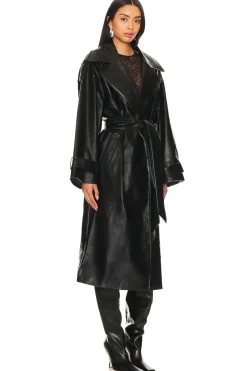 Barrett Faux Leather Coat