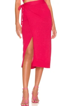 Basia Wrap Midi Skirt