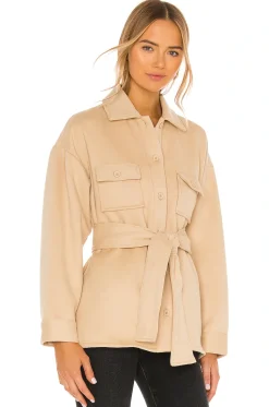 Belted Utility Fleece Jacket