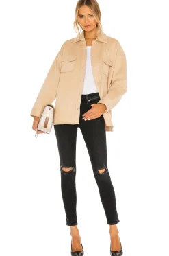 Belted Utility Fleece Jacket