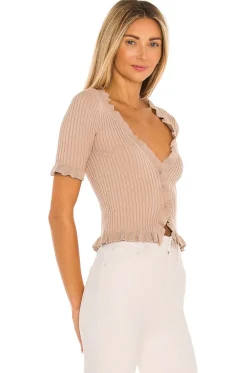 Carissa Ruffle Sweater