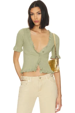 Carissa Ruffle Sweater