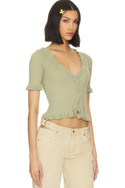 Carissa Ruffle Sweater