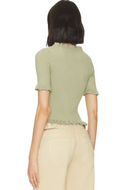 Carissa Ruffle Sweater