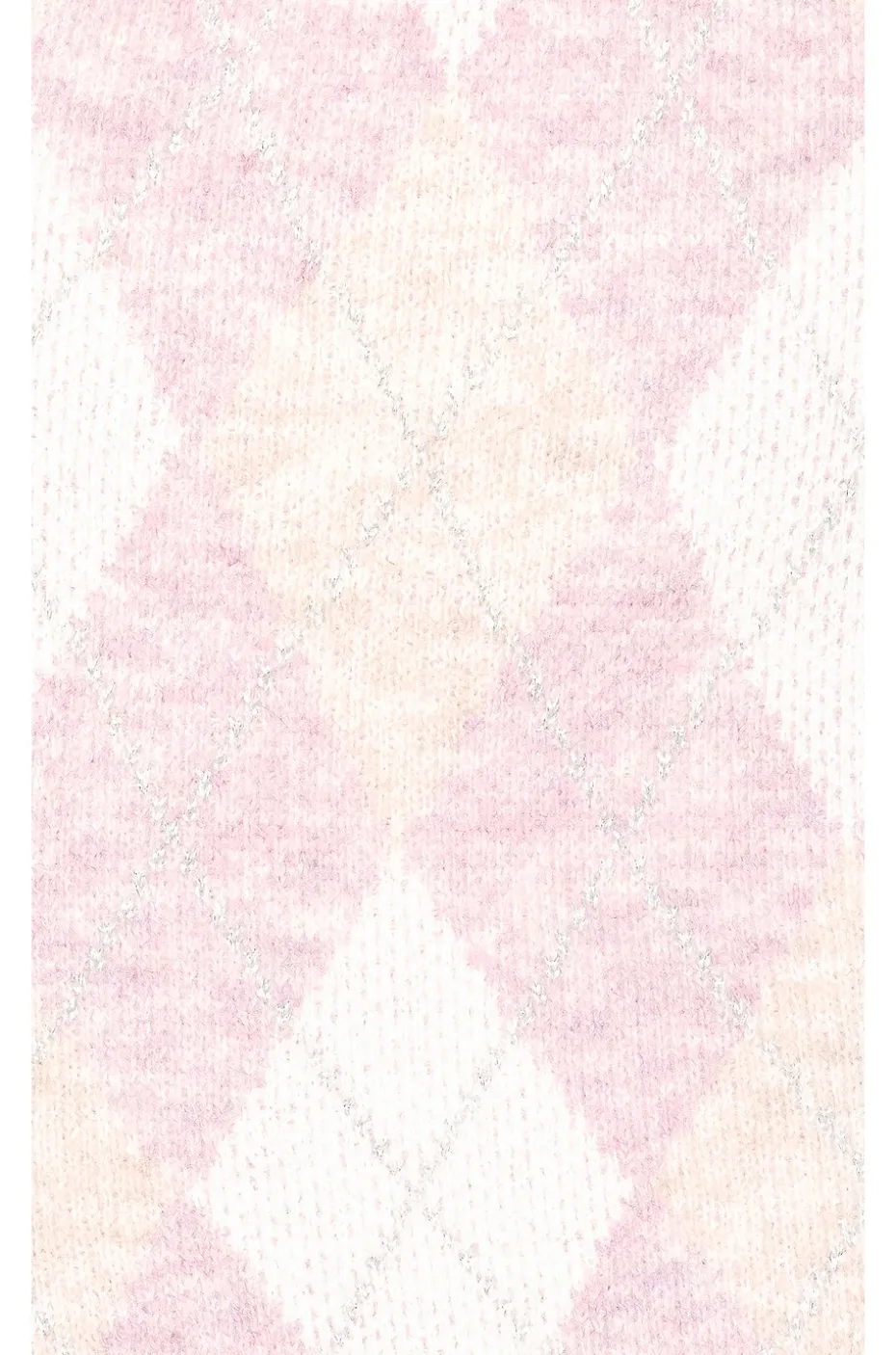 Casey Lurex Argyle Sweater