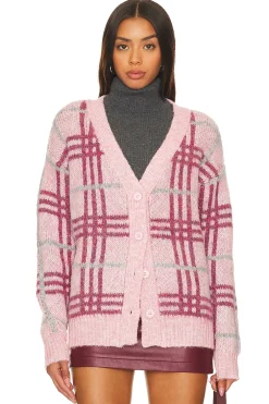 Damia Plaid Cardigan