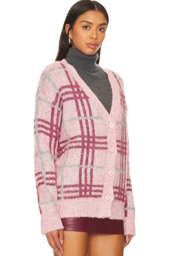 Damia Plaid Cardigan