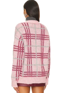 Damia Plaid Cardigan