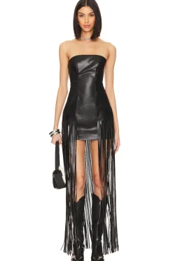 Dutton Faux Leather Dress