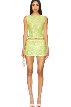Erin Sequin Mini Skirt