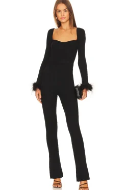 Evana Feather Jumpsuit