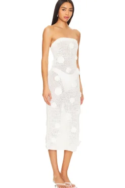 Everla Rosette Midi Dress