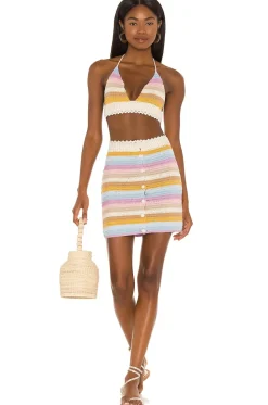 Lisette Crochet Mini Skirt