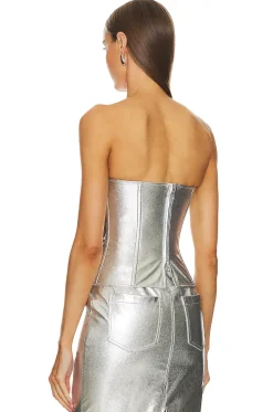 Monique Faux Leather Corset