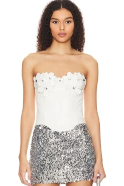 Nova Faux Leather Bustier