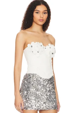 Nova Faux Leather Bustier