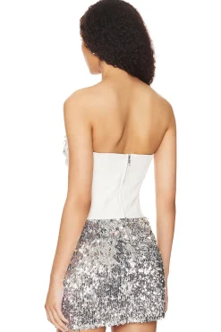 Nova Faux Leather Bustier