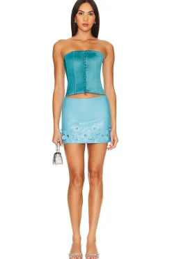 Nova Faux Leather Mini Skirt