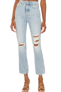 Reece High Rise Slim Straight