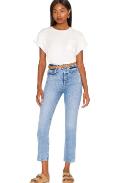 Reece High Rise Slim Straight