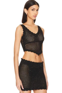 Renata Knit Shimmer Top