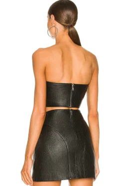 Roi Leather Bustier