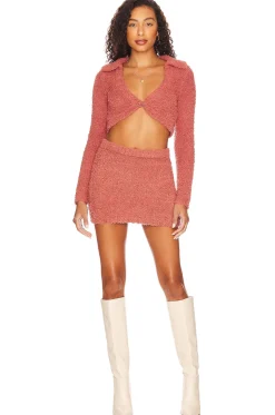 Safya Fuzzy Mini Skirt