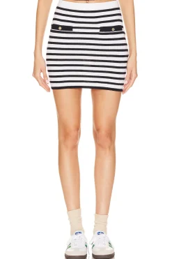 Selene Striped Skirt
