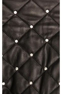 Valletta Leather Mini Skirt