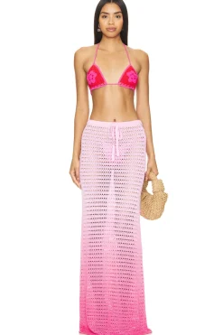 Viank Mesh Maxi Skirt