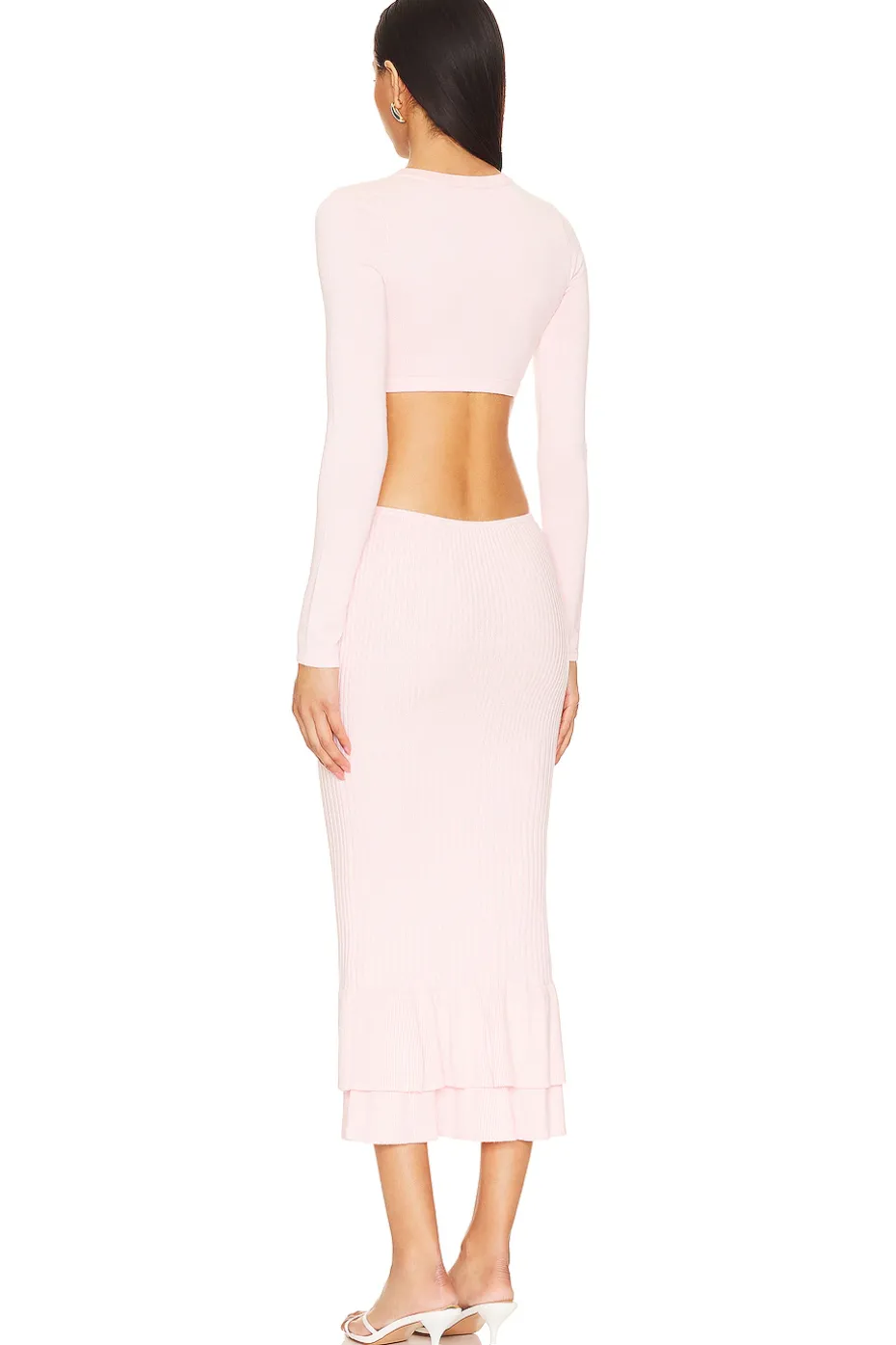 Wrenna Rosette Midi Dress