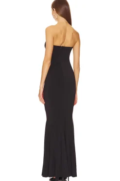 x Anja Dujakovi? Bex Strapless Gown
