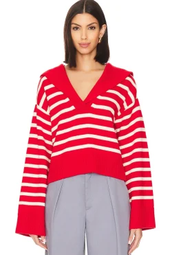 x Anja Dujakovi膰 Niam Striped Sweater