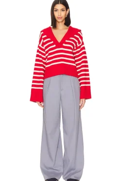 x Anja Dujakovi膰 Niam Striped Sweater