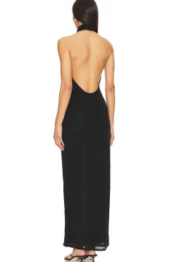 x Anja Dujkovi膰 Ula Sheer Maxi Dress