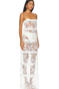 x Maggie MacDonald Millie Sheer Maxi Dress