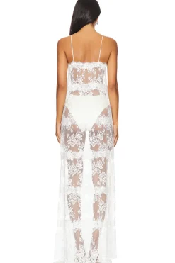 x Maggie MacDonald Millie Sheer Maxi Dress